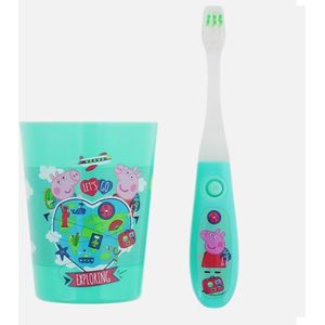 Peppa Pig tandenborstelset met timer - Mint Groen
