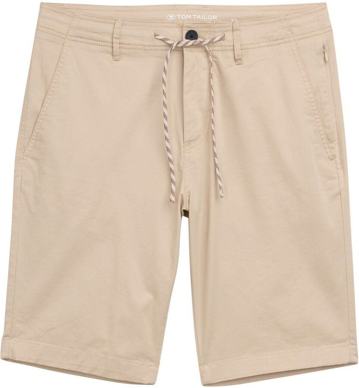 TOM TAILOR - Chino - Beige - Regular Fit - Knielengte