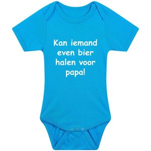 Kan iemand even bier halen voor papa! | rompertje | grappig | jongen