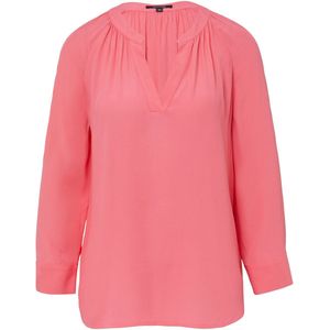 comma - Blouse - Lichtgewicht - 3/4-mouwen - V-halslijn