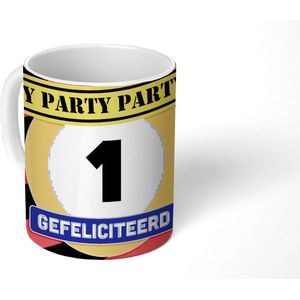 Mok - Koffiemok - Jubileum - Feest - Bord - Mokken - 350 ML - Beker - Koffiemokken - Theemok