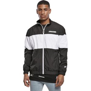 Starter Trainings jacket -S- Block Zwart/Wit