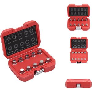 vidaXL Wielborgmoer - Wielborgmoeren - Verwijderingssleutel - Verwijderingssleutels - 10-delige Wielborgmoersleutelset voor VW