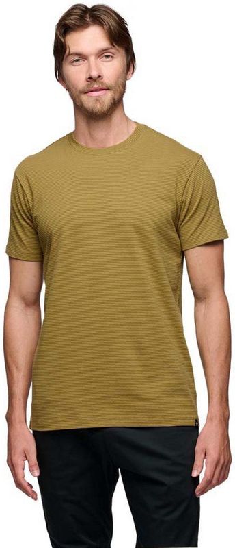 Black Diamond - Stripe T-shirt - Bruin - Korte Mouwen