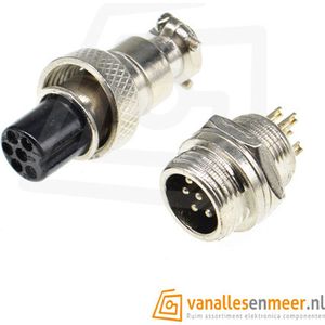 GX12-6 CONNECTOR, 6 PINS