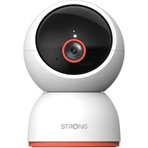 STRONG - SHC08IR0-W - Wifi-bewakingscamera - 4K (8MP 3840x2160) - Personen-, baby-, huisdierdetectie - 360° panoramisch zicht - Nachtzicht - Ingebouwde microluidsprekers - Gemakkelijk te gebruiken met de Vision by STRONG toepassing