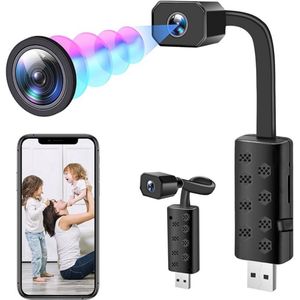 Lexium Verborgen Camera - Spionage Camera - Geheime Camera - Spy Camera - Spycamera - Spion Camera - Verborgen Mini Camera - Spy Camera Mini - Afluisteren - Afluisterapparatuur