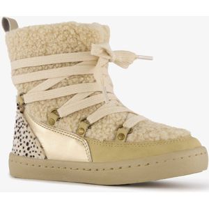 Blue Box gevoerde meisjes teddy boots beige - Maat 22