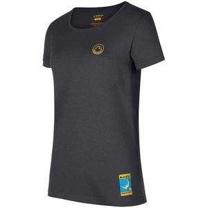 La Sportiva Climbing On The Moon T-shirt Met Korte Mouwen Grijs S Vrouw