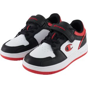 Champion RD 2.0LOW kindersneaker unisex S32414-CHA-KK003 wit/zwart/rood