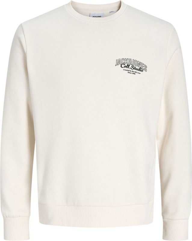JACK&JONES - JJMAKOTO - Sweatshirt - Zwart - Ronde Hals - Lange Mouwen