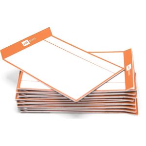 Herschrijfbare magneten of magnetische sticky notes  - TASKcards - 16 stuks - Oranje