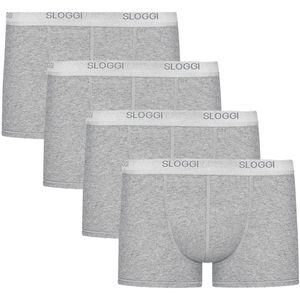Sloggi men Basic short grijs 4-pack = 3+1 gratis