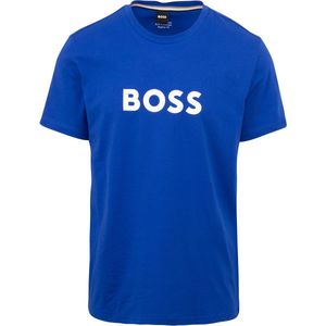 BOSS T-shirt Kobaltblauw - Maat XL - Heren - Casual T-shirts