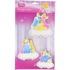 Disney Princess - Naambordje - Deurnaam bordje - Deursticker - Set van 3 stuks - Kinderkamer - Meisje - Decoratie - Roze