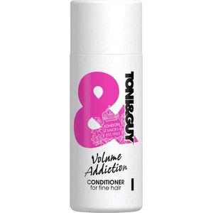 Toni & Guy Volume Addiction Conditioner - Geeft Fijn en Futloos Haar De Gewenste Glans Vorm en Volume - Reisformaat - 50ml