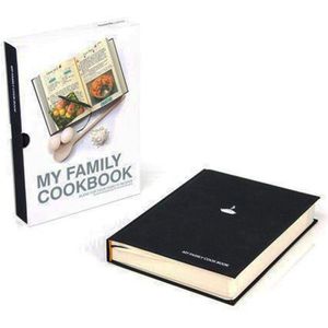 Suck UK Kookboek My Family Cookbook Zwart