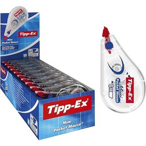 Tipp-Ex 932564 Mini Pocket Mouse Correctieroller - Wit, 10-Pack