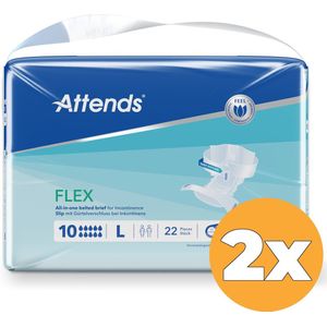 Attends - Flex 10 - Incontinentieverband - Maat L - 22 Stuks