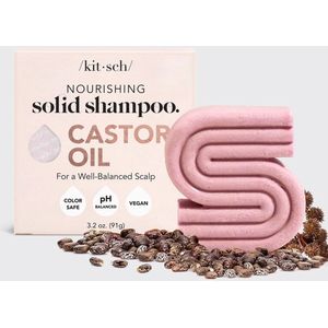 Kitsch | Shampoo bar | Castor Oil | Gevoelige hoofdhuid | Balanced scalp |Amber & Shea | 91G