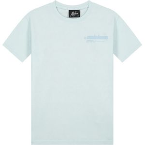 Malelions Worldwide T-shirt Polo's & T-shirts Jongens - Polo shirt - Lichtblauw - Maat 104