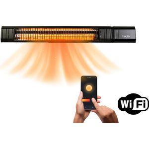 Heatix Terrasverwarmer Elektrisch - Heater Terrasverwarmer - Infrarood - Hangend - 2500W - App - 9 standen