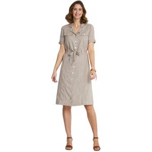 Blousejurk met middellange rechte snit