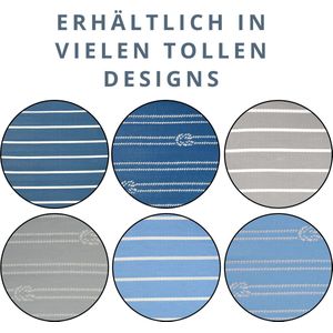 JEMIDI Patio Deken Buiten Tapijt Balkon Deken Tuin Buiten Loper 180cm x 120cm - Lichtblauw mat - Motief Knoten