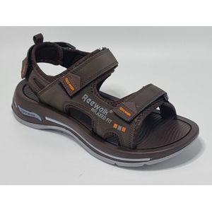 Reewalk® - Heren Sandalen – Sandalen voor Heren – Licht Gewicht Sandalen - Comfortabel Memory Foam Voetbed – Bruin – Maat 39