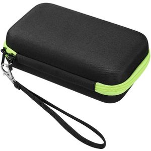 Head Thermometer - Portable Thermometer - Hard Shell Shockproof - Met Transport Bag en Hangstrap voor Reizen - Groen