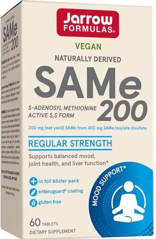 SAM-e 200mg 60 tabletten S-adenosylmethionine | Jarrow Formulas
