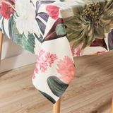 Belum - Ula - Tafelkleed - Groen - 140 x 140 cm - 100% Biologisch Katoen