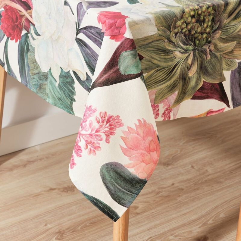 Belum - Ula - Tafelkleed - Groen - 140 x 140 cm - 100% Biologisch Katoen