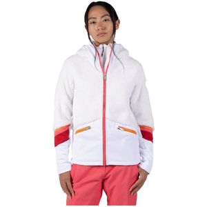 Rossignol Wispile Fleece Met Volledige Rits Wit S Vrouw