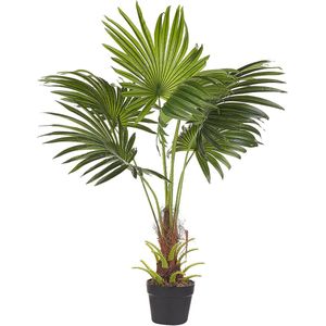 Beliani FAN PALM - Kunstplant - Groen - Kunststof