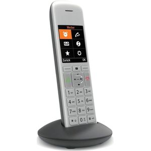 CRLYN® Huistelefoon - Senioren Telefoon Vaste Lijn - GSM - Zilver