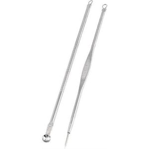 Finnacle - Comedonenlepel - 2-delig set - Comedonenlepel - Mee-eters verwijderen - Blackheads - Gezichtsverzorging - Setje - Schoonheid
