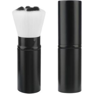 Intrekbare make-upkwast - Make-upkwast - Zwarte kattenpootkwast voor highlighter, blush, bronzer en poeder
