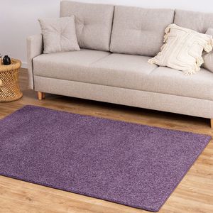 FLOORDIREKT Vloerkleed - Tapijt - Bali - Hoogpolig - Lila - 100 x 300 cm