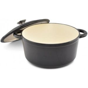 Salt & Pepper Kookpot 26cm gietijzer zwart Ferno