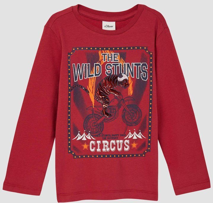 s.Oliver - T-Shirt - Katoen - Lange Mouwen