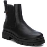 Refresh - 17197901-NEGRO - Enkellaarsjes - Zwart - Plat - Ritssluiting - Casual