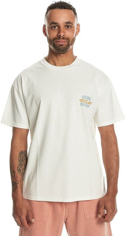 Quiksilver Lifes Quik T-shirt Met Korte Mouwen Wit L Man