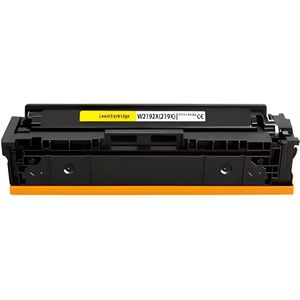 Toner geschikt voor HP 219A / W2192A (met chip) | 1x Geel geschikt voor LaserJet Pro 3202 - 3202dn - 3202dw - 3202dwe - LaserJet Pro MFP 3302 - MFP 3302fdn - MFP 3302fdw - MFP 3302fdw - MFP 3302sdw - 219A - 219X