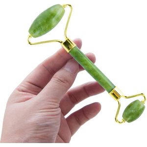 Jade gezicht roller - groen - huid - verzorging - rimpels - gezichtsroller - anti aging - massage - ontspanning