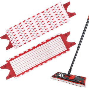Wasbare Microvezel Vervanghoezen voor Vloerwissers - Set van 3 voor Alle Harde Vloeren