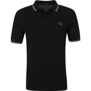 Fred Perry - Twin Tipped Polo Shirt - Zwart - Poloshirt
