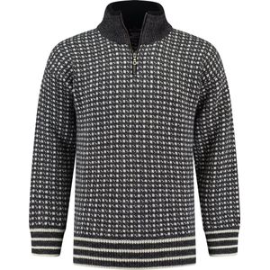 Norfinde IJslandse trui - grof gebreid - zuiver scheerwol - grijs