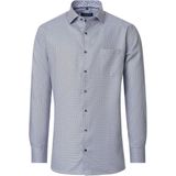 Casa Moda Overhemd lange mouw blauw (Maat: 39)