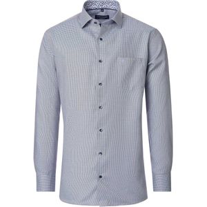 Casa Moda Overhemd lange mouw blauw (Maat: 39)